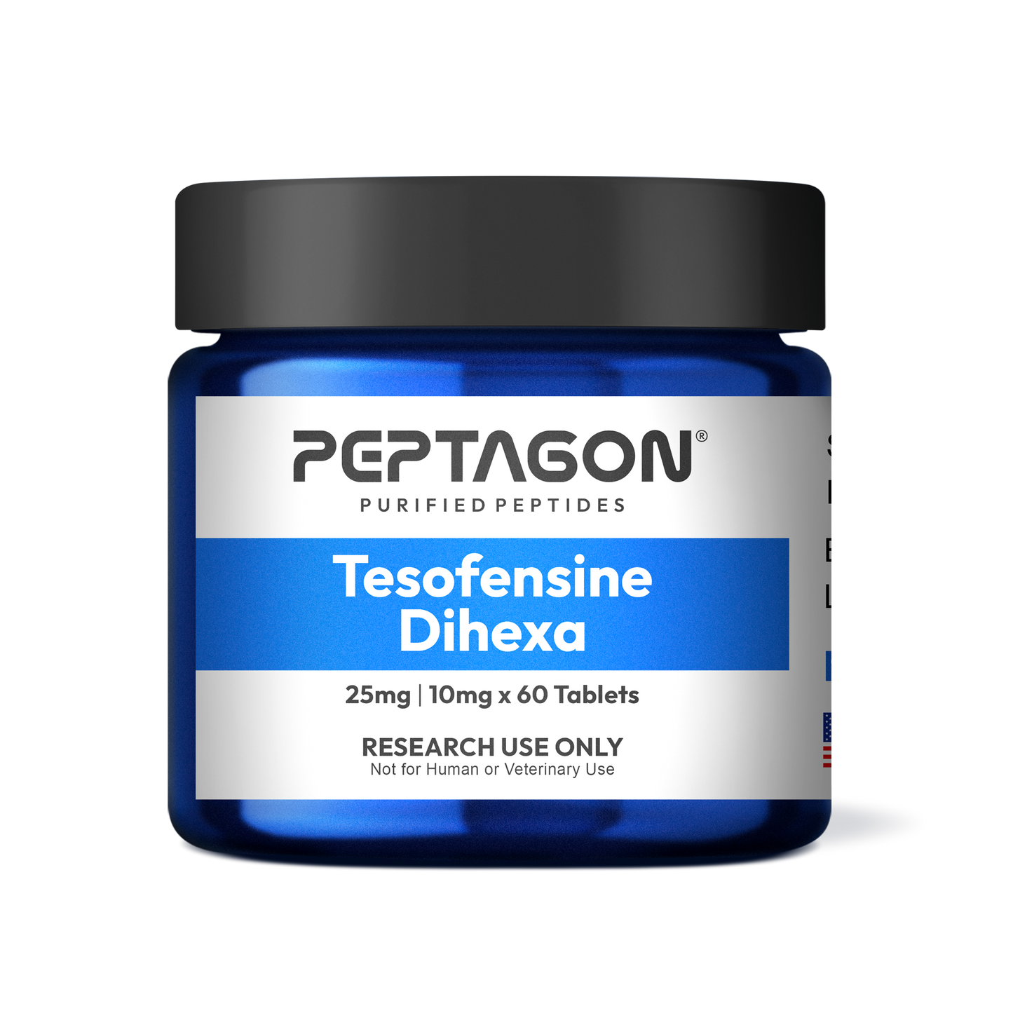 Peptagon Tesofensine Dihexa 25mg 10mg x 60 tablets