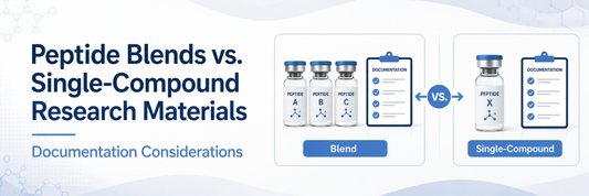 Peptide Blends vs. Single-Compound Research Materials: Documentation Considerations