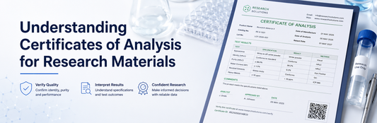 Understanding Certificates of Analysis for Research Materials