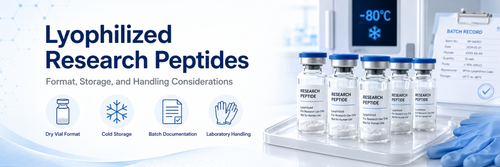 Lyophilized Research Peptides: Format, Storage, and Handling Considerations