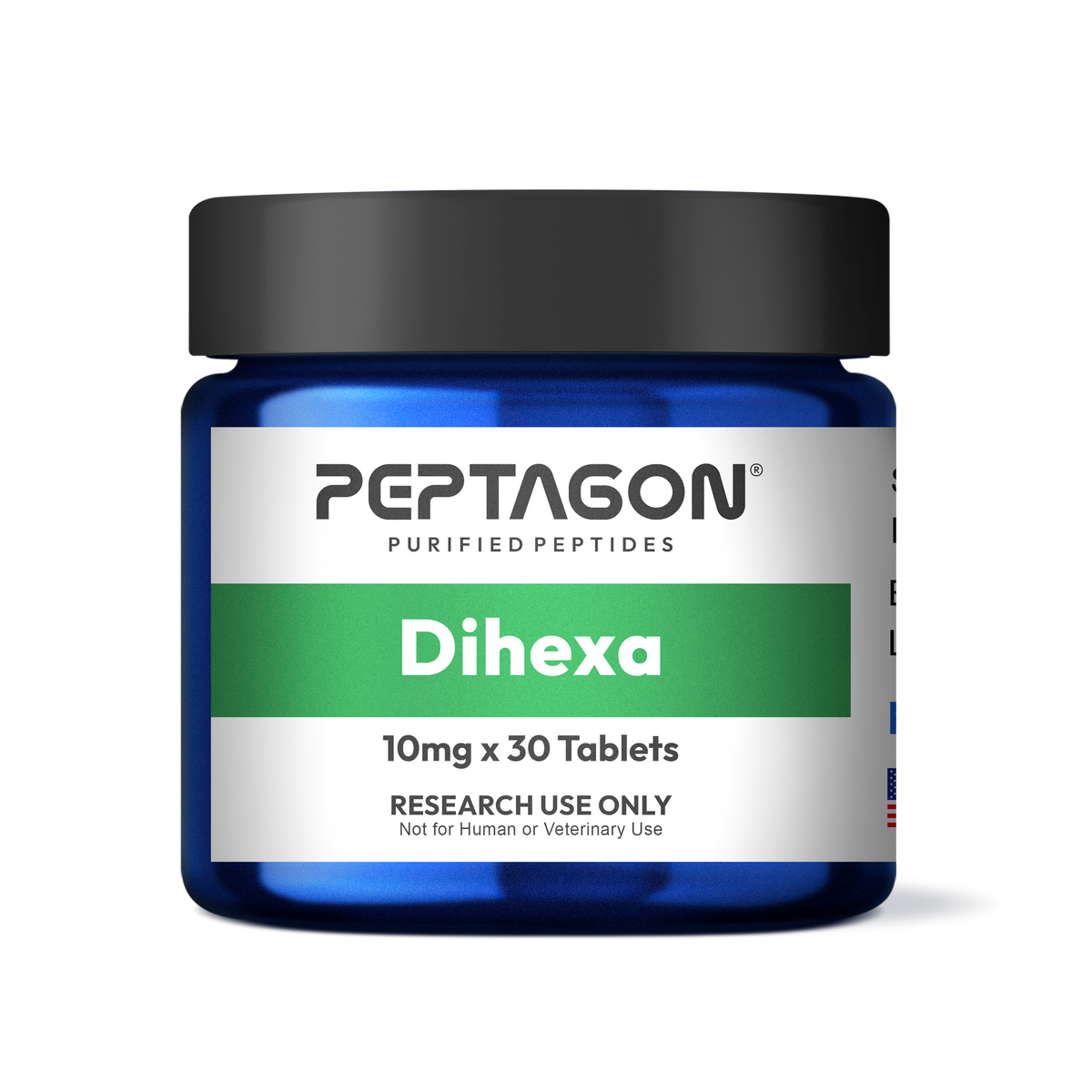Dihexa Research Tablets – 10mg / 30mg – 30 Count – Peptagon