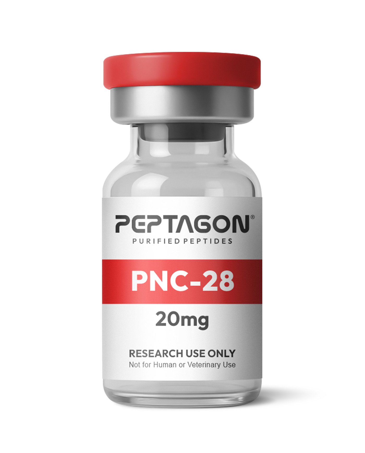 Peptagon PNC-28 20mg vial with red cap