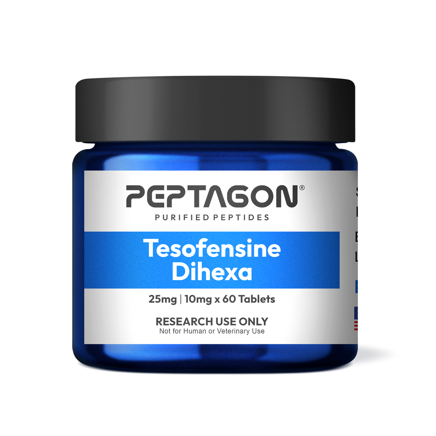 Peptagon Tesofensine Dihexa 25mg 10mg x 60 tablets