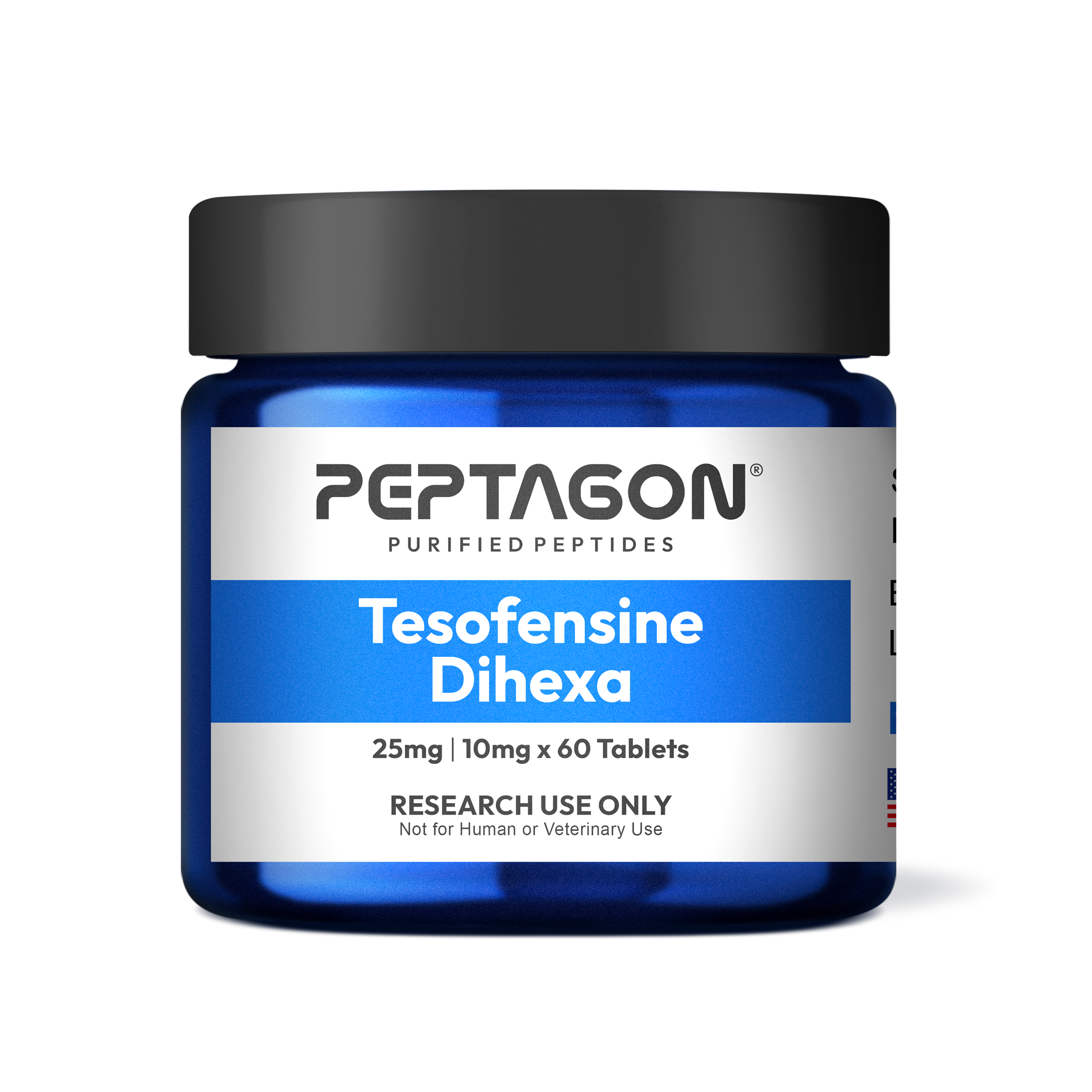 Peptagon Tesofensine Dihexa 25mg 10mg x 60 tablets