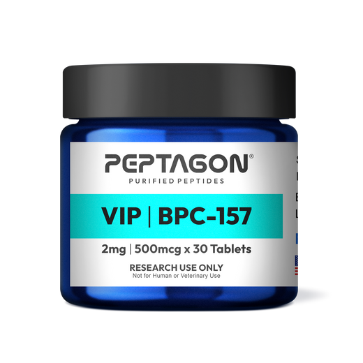 VIP + BPC-157 Research Tablets – 2mg / 500mcg – 30 Count